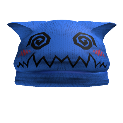 Roblox Item Cute Blue Monster Beanie