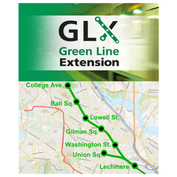 M B T A| green line extension [ bus replacement]