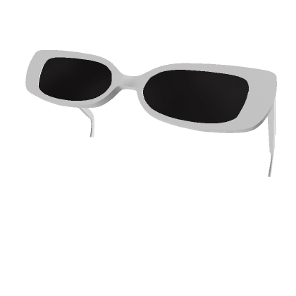 Roblox Item White Raised Sunglasses