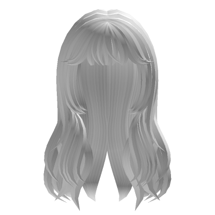 Roblox Item Anime Girl Long Hair with Bangs (White)