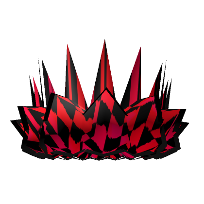 Roblox Item Red Checkered Crown