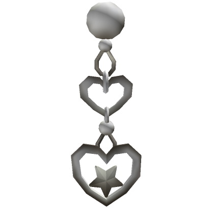 Silver Heart Belly Piercing (Roblox Girl Torso)