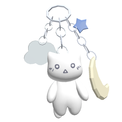 Bongo cat keychain hot sale
