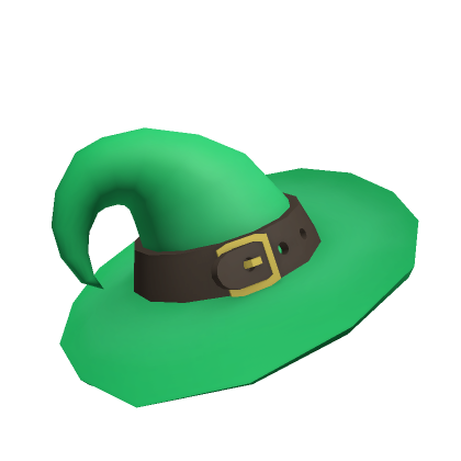 Roblox Item Stylised Green Wizard Hat