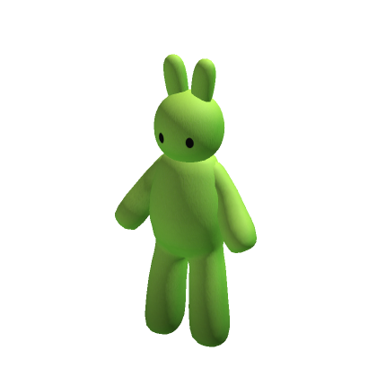 Roblox Item 🐇 Cute Green Bunny Plushie Suit Rabbit Costume