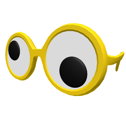 Yellow Googly Eye Glasses