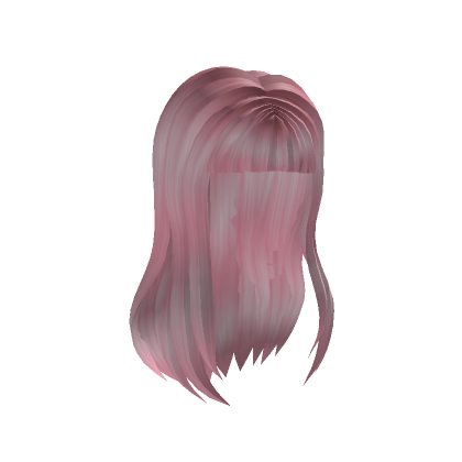 Black&Pink Lush Wavy Hair w/ Bangs - Roblox