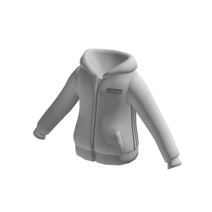adidas White Classic Brand Hoodie hood down Roblox Item