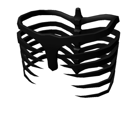 Black Iron Ribcage Skeleton