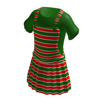 Christmas Overall Dress Roblox Item Rolimon s