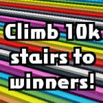 Climb 10k stairs to win!
