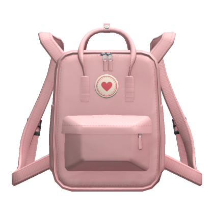 Roblox Item Cute Pink School Backpack 1.0