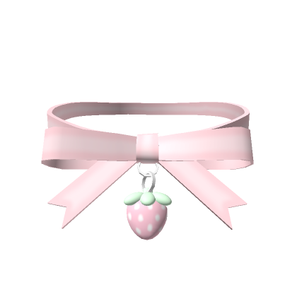 Strawberry choker top