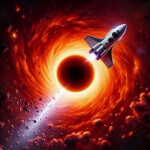 Ride a rocket into a Black Hole  🚀🌌 [DIMENSIONS]