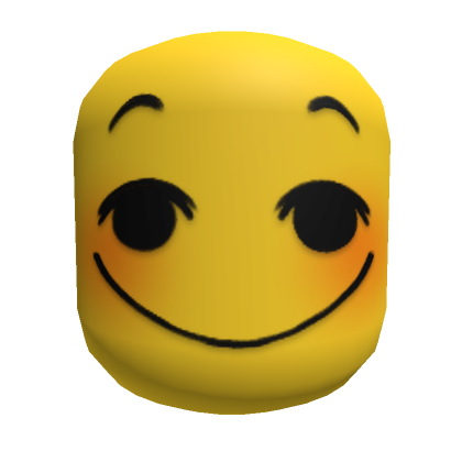 Roblox Item Cheeky Smile Face Mask - Yellow