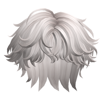 Messy Soft Curly Hair(Silver) | Roblox Item - Rolimon's