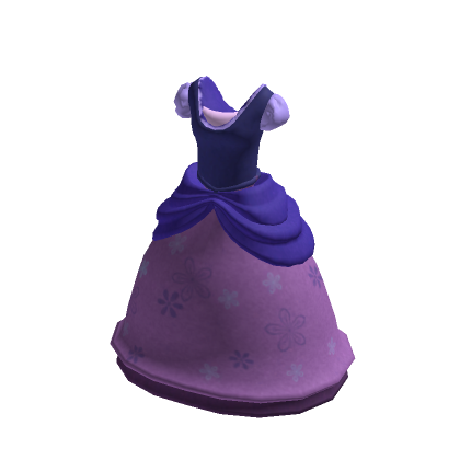 Roblox Item 🖤 Princess Prom Dress in Shades of Purple