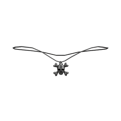 Emo Skull Necklace 3.0 Black and White