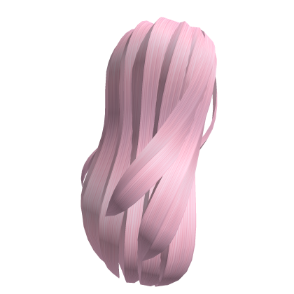 Roblox Item Flowy hair in pastel pink