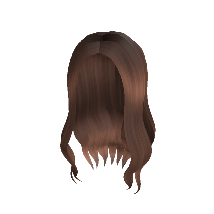 Brown Long Aesthetic Flowy Middle Part's Code & Price - RblxTrade