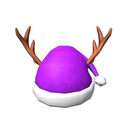 Christmas hood with antlers purple's Code & Price - RblxTrade
