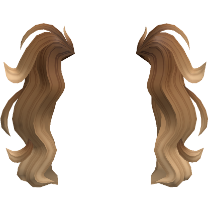 Y2K Messy Aesthetic Pigtails Extension (Caramel) | Roblox Item - Rolimon's