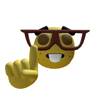 Nerd Opnion Emoji - Roblox