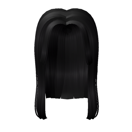 Hair Black  Roblox Item - Rolimon's