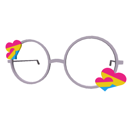 Roblox Item Pride Heart Glasses: Pan