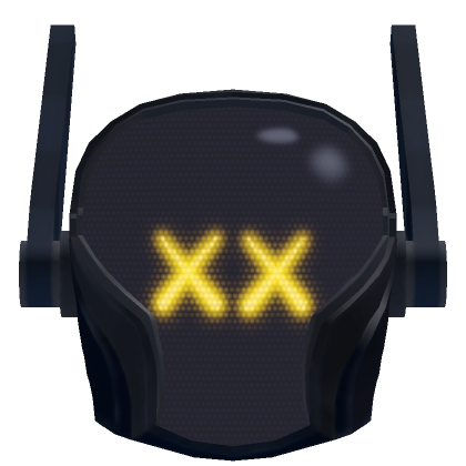 Roblox Item XX Gold Neon Cyber Mask