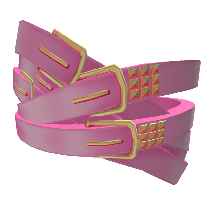 1.0) Pink Oversized Gold Bell Collar's Code & Price - RblxTrade