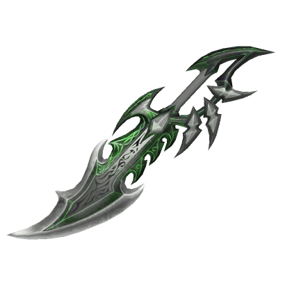 Dracos Emerald And Brushed Steel Blade🍀 