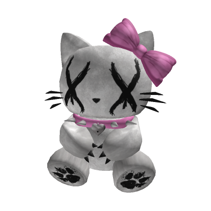 y2k vamp soft kitty necklace - Roblox