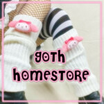 Goth y2k aesthetic emo homestore & Hair combo  