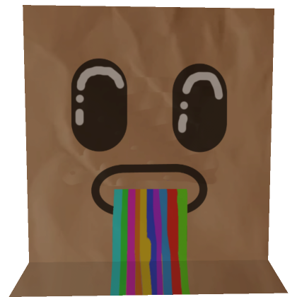 Roblox rainbow deals barf toy