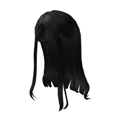 Black Hair (Long) - Roblox