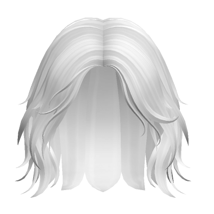 Loose Wavy Hairstyle(Silver)'s Code & Price - RblxTrade