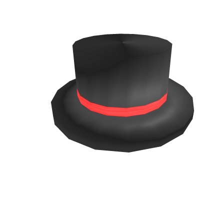Roblox Item Red Banded Top Hat