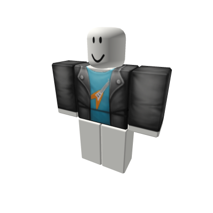 Guitar Tee with Black Jacket - Roblox