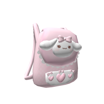 kawaii pink and white bunny backpack 3.0 | Roblox Item - Rolimon's