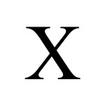 Luxxk letter x 2
