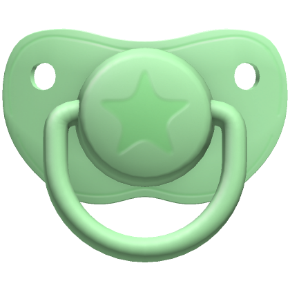 Roblox Item Baby Green Star Pacifier