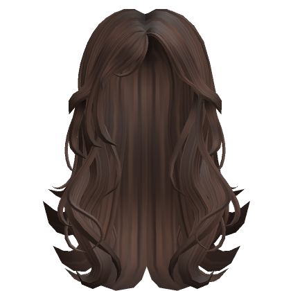 Anime Layered Y2K Messy Popular Girl Hair (Brown) - Roblox