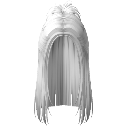 Y2K Flowy Dreamy Silver Hair - Roblox