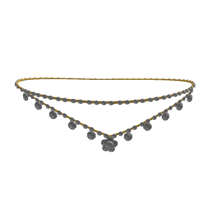 ⚜️•Gold Flower Head Circlet Chain | Roblox Item - Rolimon's