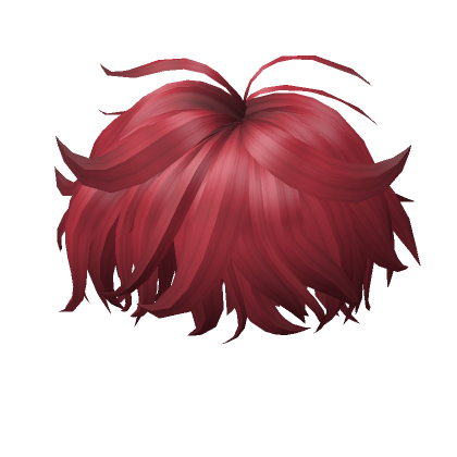 Roblox Item red anime hair