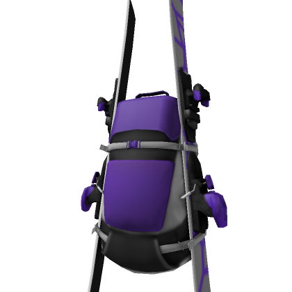 Roblox Item Pro Ski Backpack (Purple Shatter)