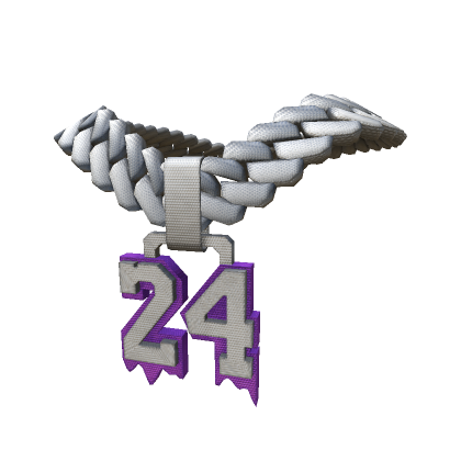 NBA Purple Iced Out Chain 24 Kobe Bryant Diamonds Roblox Item