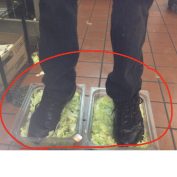 Burger King King Foot Lettuce