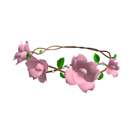 Download Aesthetic Roblox Girl Head With Flower Crown Wallpaper